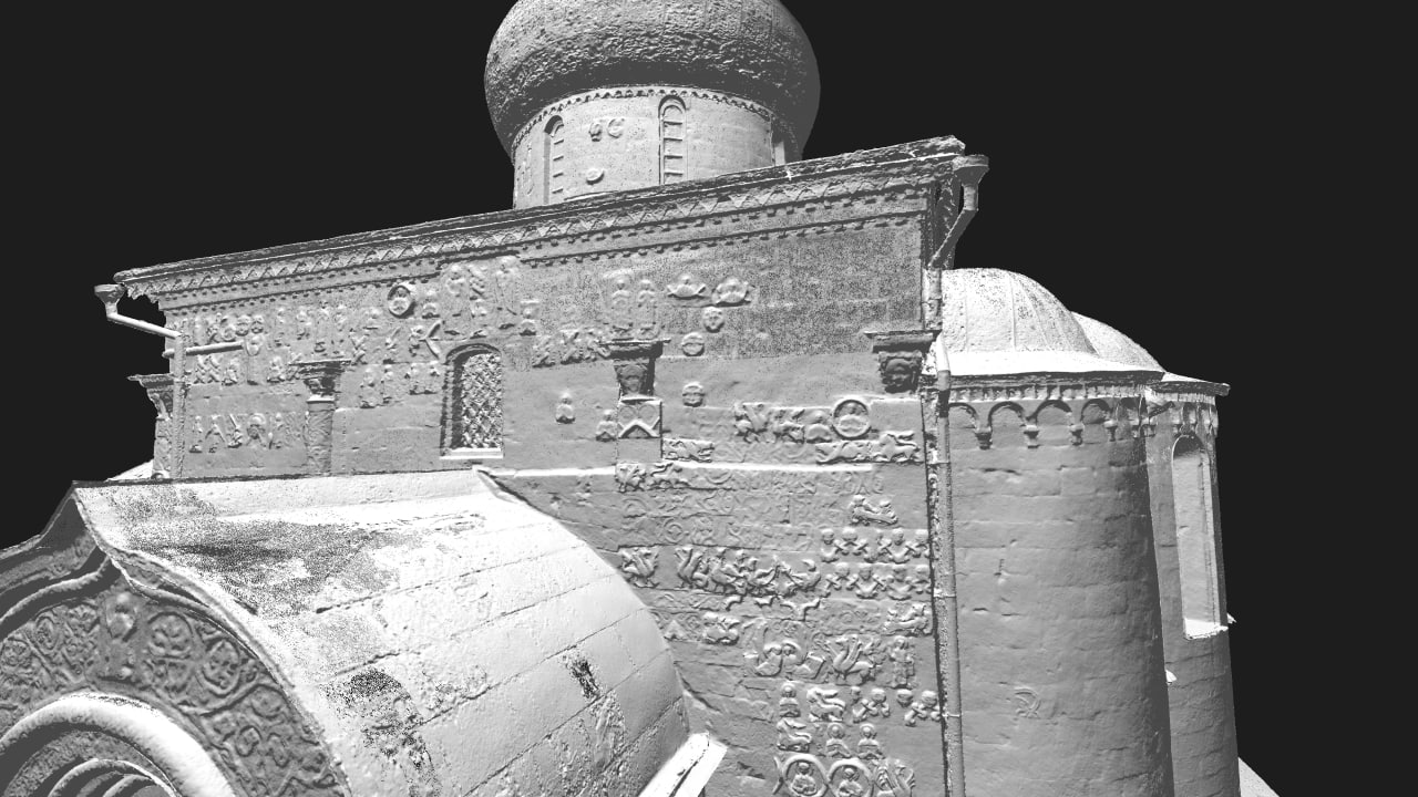 Георгиевский собор в Юрьеве-Польском: фотограмметрия и оптимизация модели для реставрации: Полевая работа, фото 3